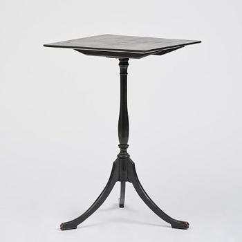 A late Gustavian tilt-top table from J. N. Asplinds workshop in Falun (1785-1820).