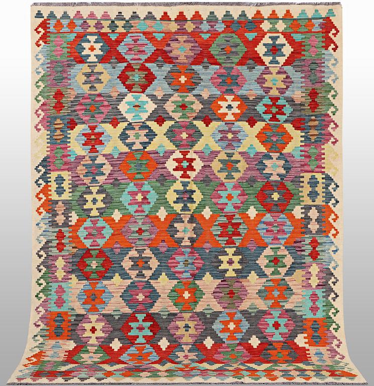 A carpet, Afghan Kilim, ca 288 x 200 cm.