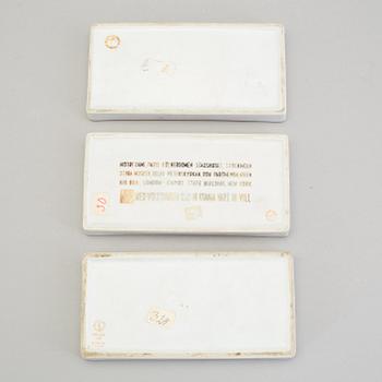 STIG LINDBERG, a lot of seven pieces of "Grazia" items, Gustavsberg 1950/60s.