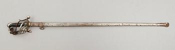 SABEL, stål, med sk Helvigsfäste, 1800-tal.