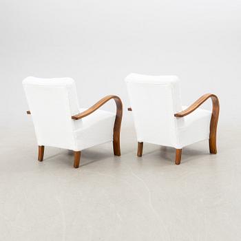 Fåtöljer, ett par, Art Deco, 1900-talets första hälft.