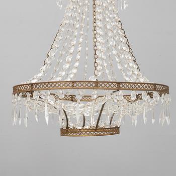 A Gustavian style chandelier, 20th Century.