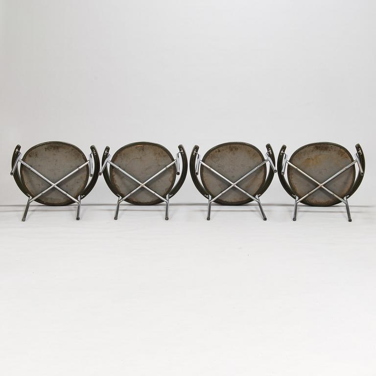 Jan Lunde Knudsen, Four 1960's armchairs for Karl Sørlie & sønner.