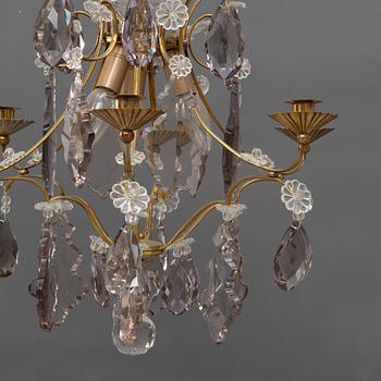 A Rococo style chandelier, first half of the 20th Century.