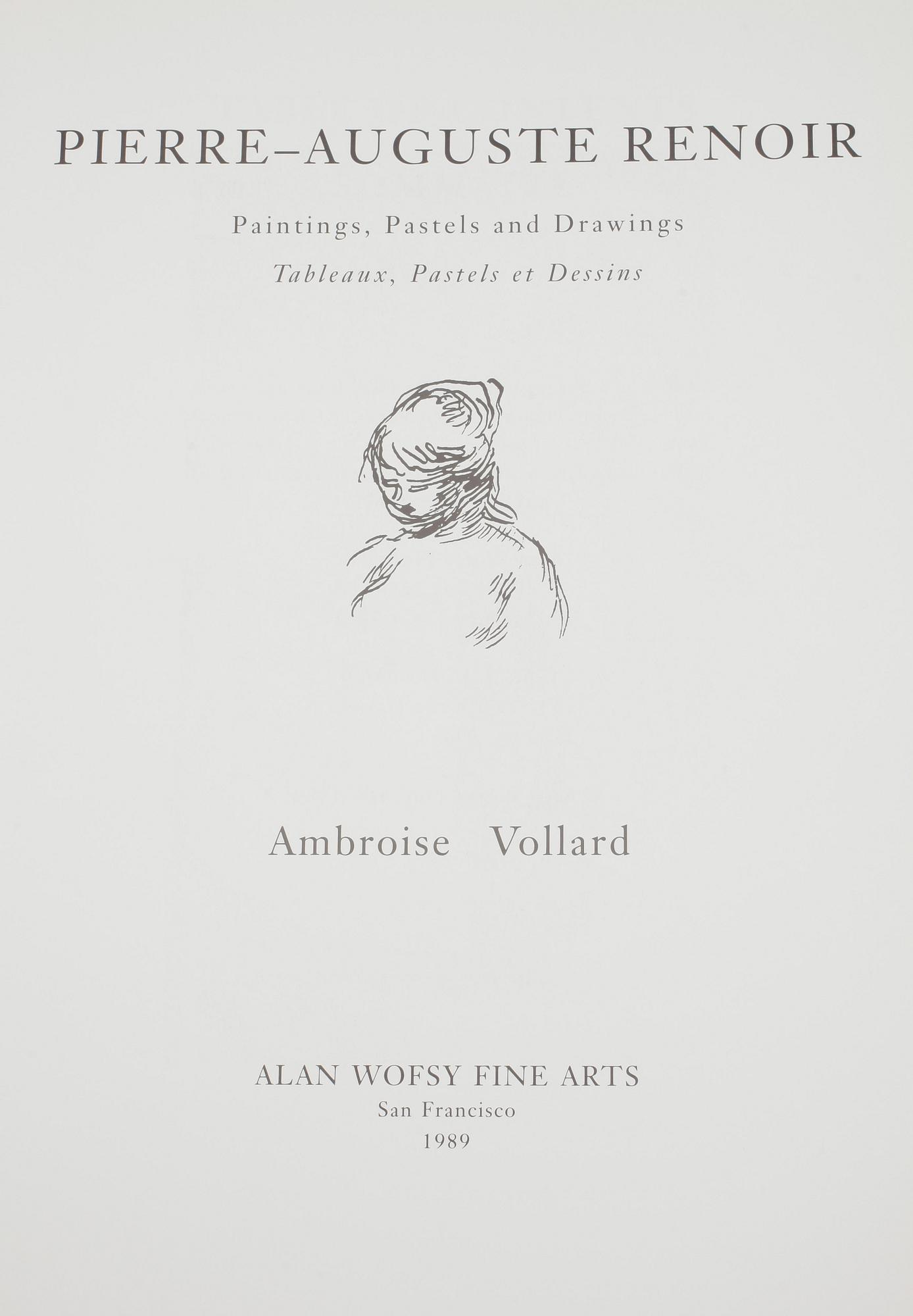 BÖCKER, 2 st. Konst. "Pierre August Renoir" Ambroise Vollard, "Rodin" Cécile Goldscheider.