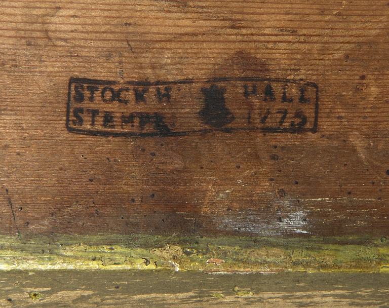 SPEGEL, sengustaviansk, runt sekelskiftet 1700/1800.