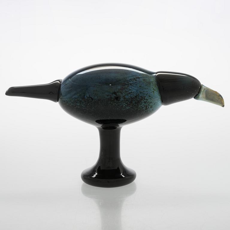 Oiva Toikka, a glass bird "Falcon". Signed Oiva Toikka Nuutajärvi.