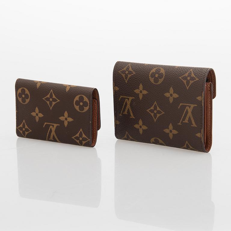 Louis Vuitton, A Monogram 'Victorine' Wallet and Monogram '6 key holder'.