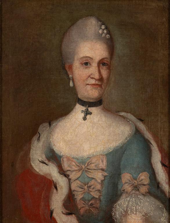 ULRICA FREDRICA PASCH, tillskriven. Olja på duk 66 x 50,5 cm.