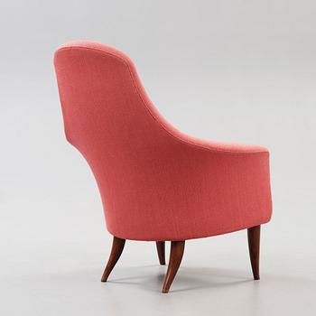 KERSTIN HÖRLIN-HOLMQUIST, fåtöljer, 2 st, "Stora Eva" och "Stora Adam" ur serien Paradiset, NKs Triva-serie, 1950-60-tal.