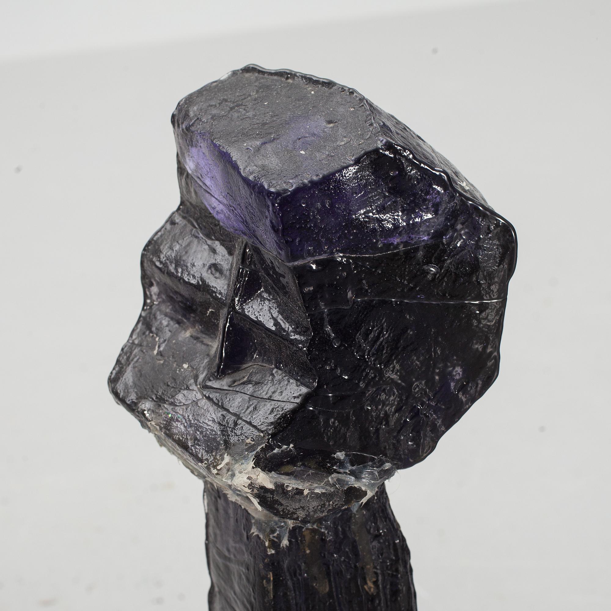 SKULPTUR, glas, Edvin Öhrström, signerad och numrerad 1/9. Utförd 1967.