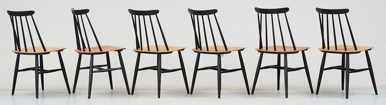 STOLAR, 6 st, "Fanett", Ilmari Tapiovaara, Edsbyverken, 1950/60-tal.