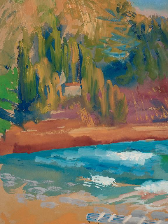 Isaac Grünewald, Beach.