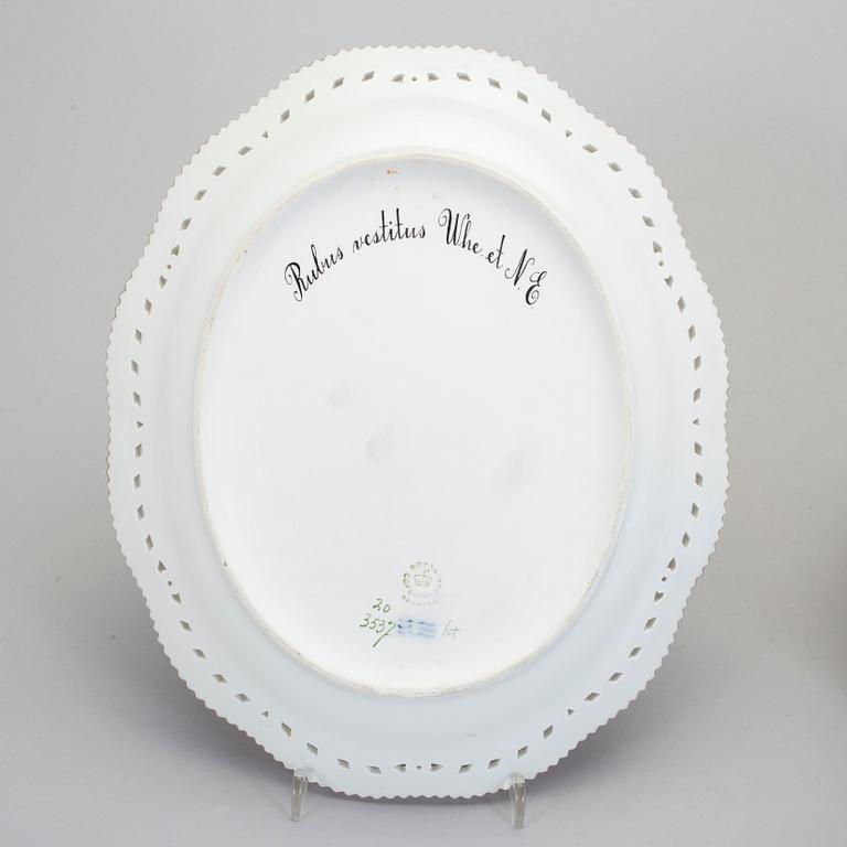 GALLERSKÅL med FAT. "Flora Danica", Kungl Dansk, 1900-tal.