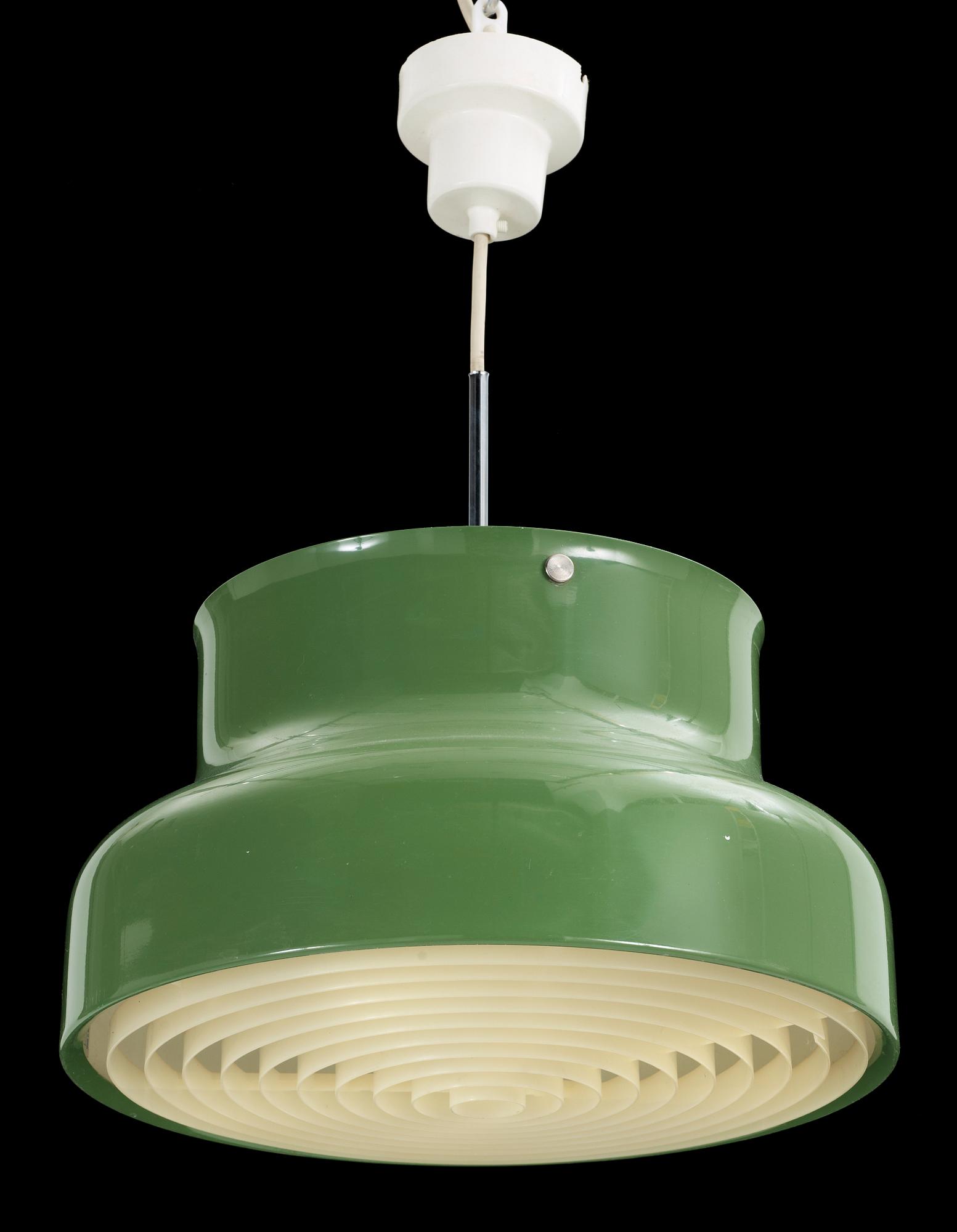 TAKLAMPA, "Bumlingen",  Anders Pehrsson för Ateljé Lyktan, Åhus, 1970-tal. H ca24.