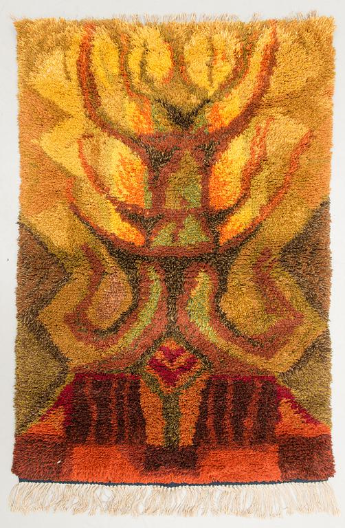 LILLI KOLLIN, "Pomona". A Finnish rug designed by Lilli Kollin for Neovius company.