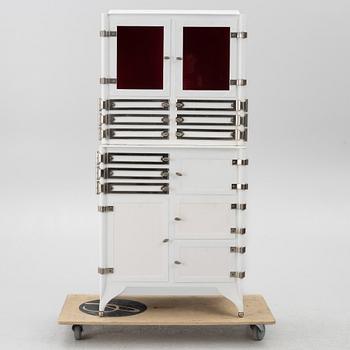 Dentist's cabinet, circa the mid-20th century.