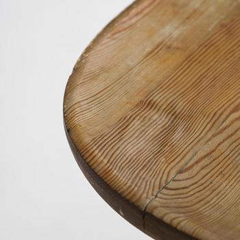 Axel Einar Hjorth, a stained pine "Utö" table, Nordiska Kompaniet, Sweden, 1930s.