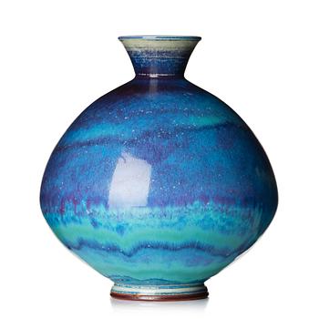 58. Berndt Friberg, a stoneware vase, Gustavsberg studio, Sweden 1974.