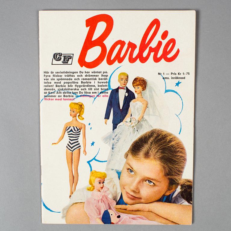 A Barbie comic book #1, Stockholm, 1963.