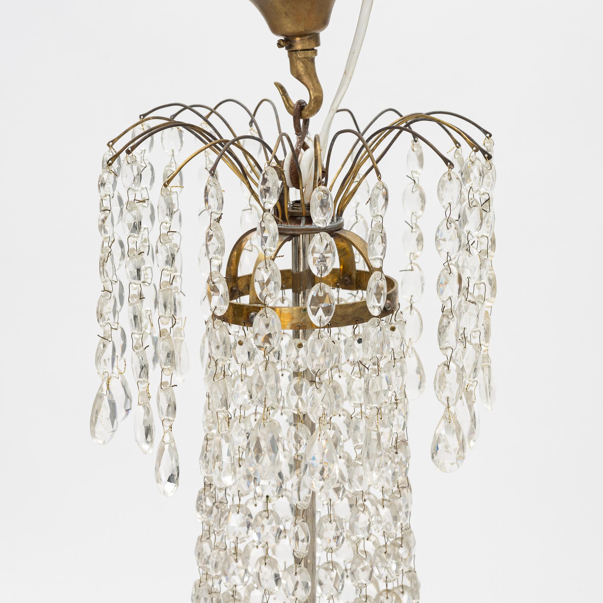 Ljuskrona, empirestil, tidigt 1900-tal.