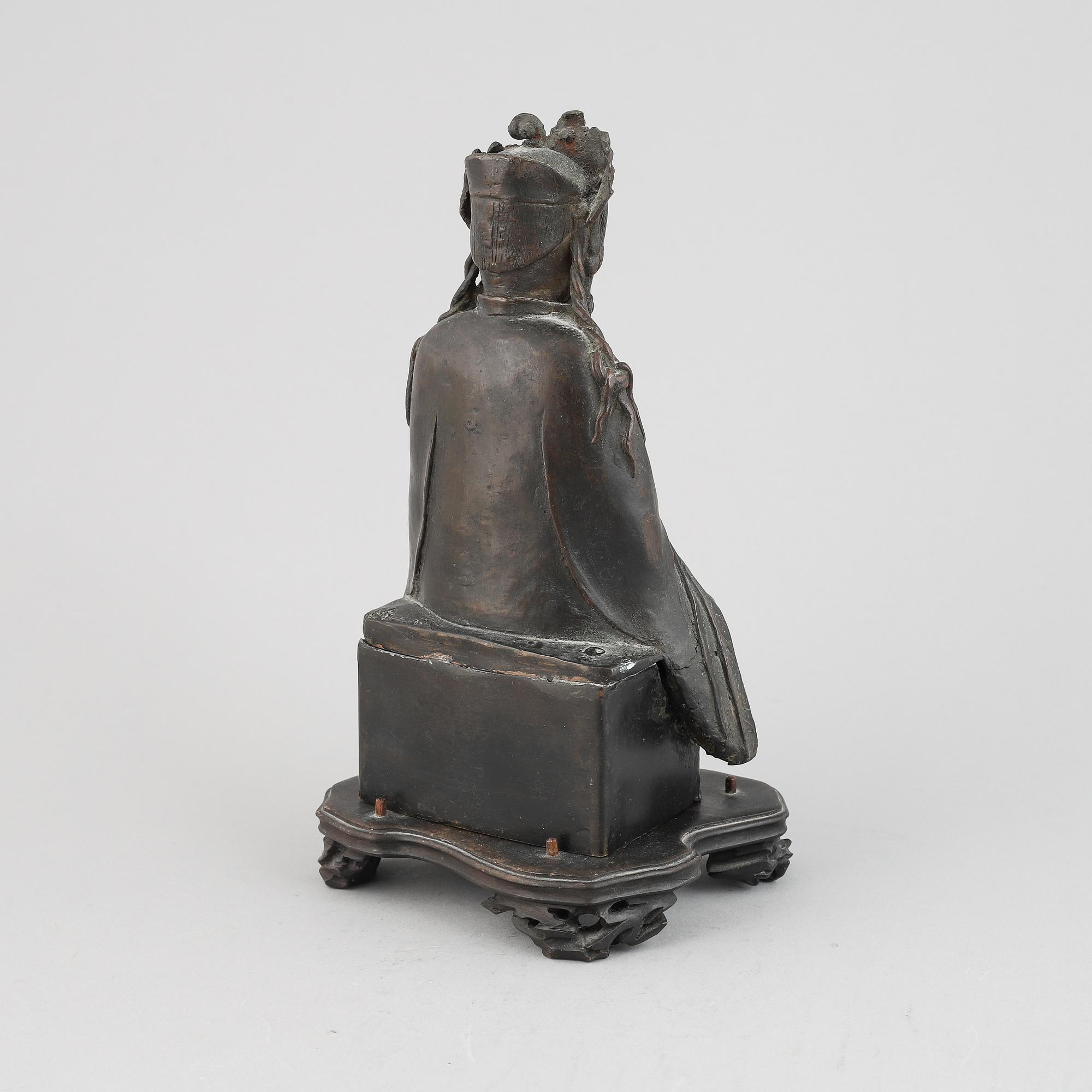 Guanyin, brons Kina, 16/1700-tal.