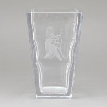 VAS, glas, Vicke Lindstrand, Orrefors.