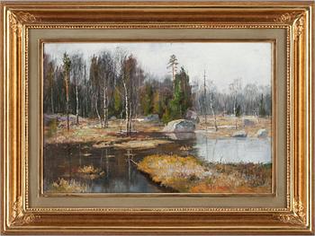 OLOF HERMELIN, olja på duk, sign o otydl dat 1901?.