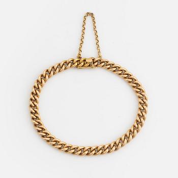 Armband, 18K guld, pansarlänk.