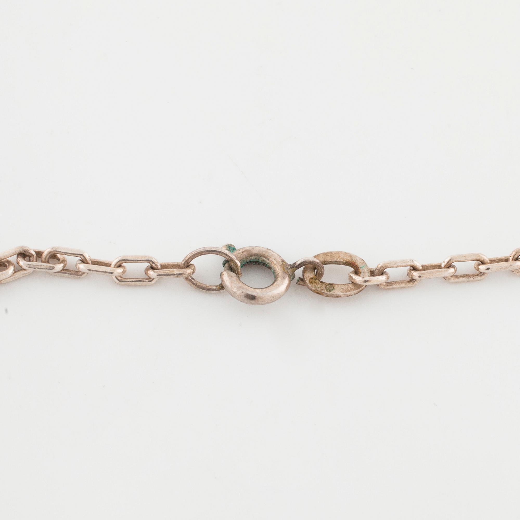 TAPIO WIRKKALA, hänge, "Silvermåne", N. Westerback, 1971.