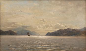 GEORG ANTON RASMUSSEN, olja på duk signerad och daterad Df 78.