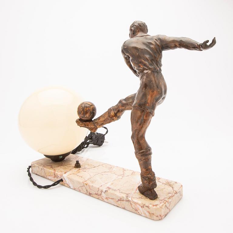 Table lamp, 20th century.