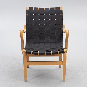 Bruno Mathsson, an armchair, "Eva", Firma Karl Mathsson, Värnamo, 1973.