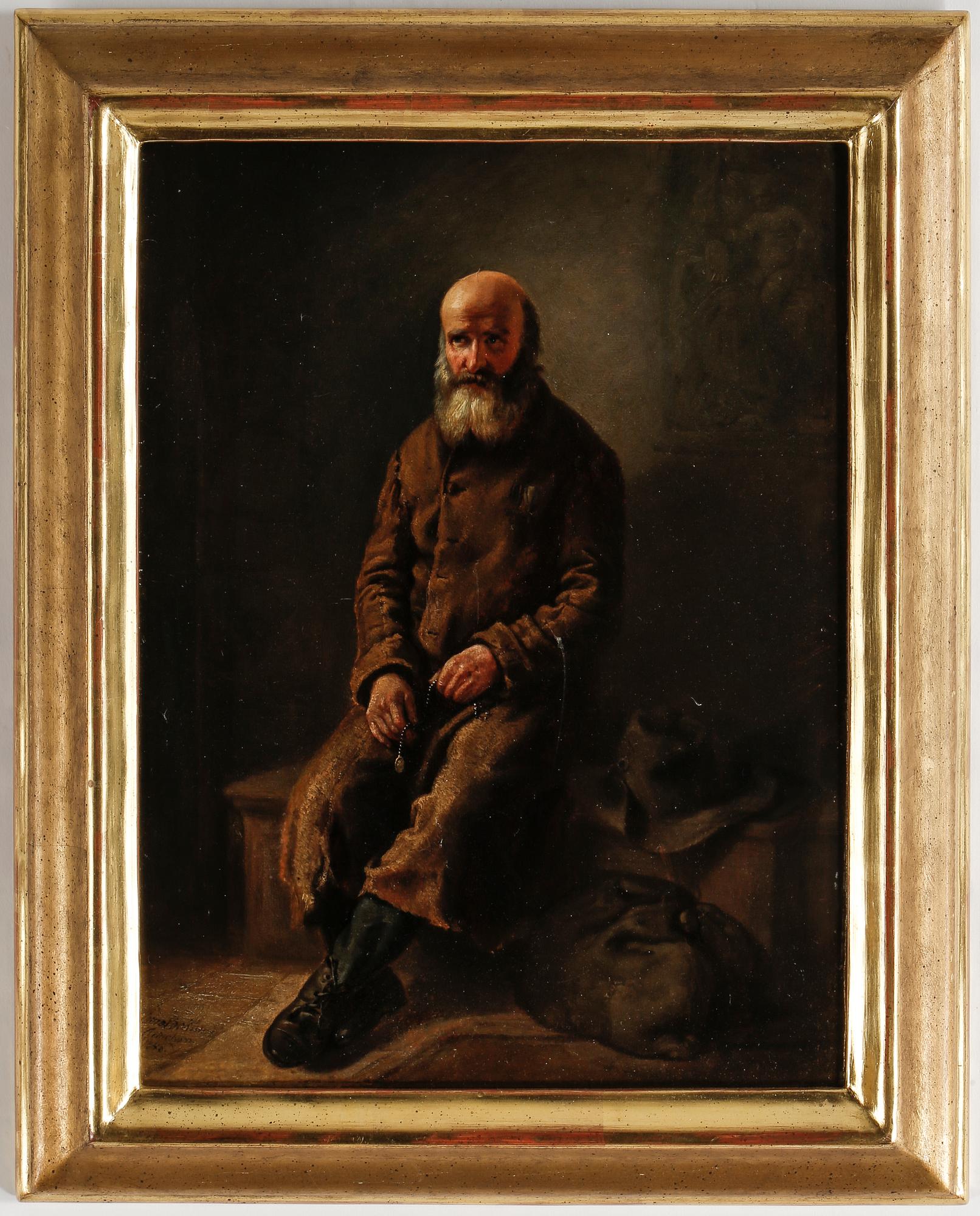 JOHAN CHRISTOFFER BOKLUND, olja på duk, signerad och daterad München 1845.