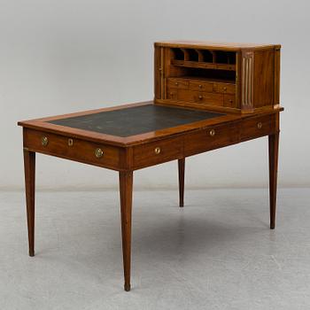 A Swedish late gustavian writing desk, late 18th century.