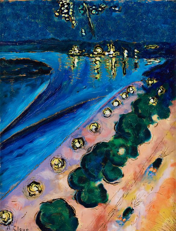 Agnes Cleve, View from Söder Mälarstrand, Stockholm.