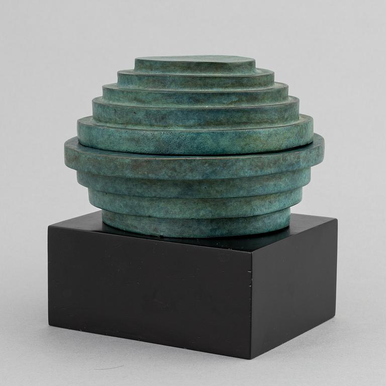 Bo Andersson, skulptur, signerad. Total höjd 12 cm (inkl bas).