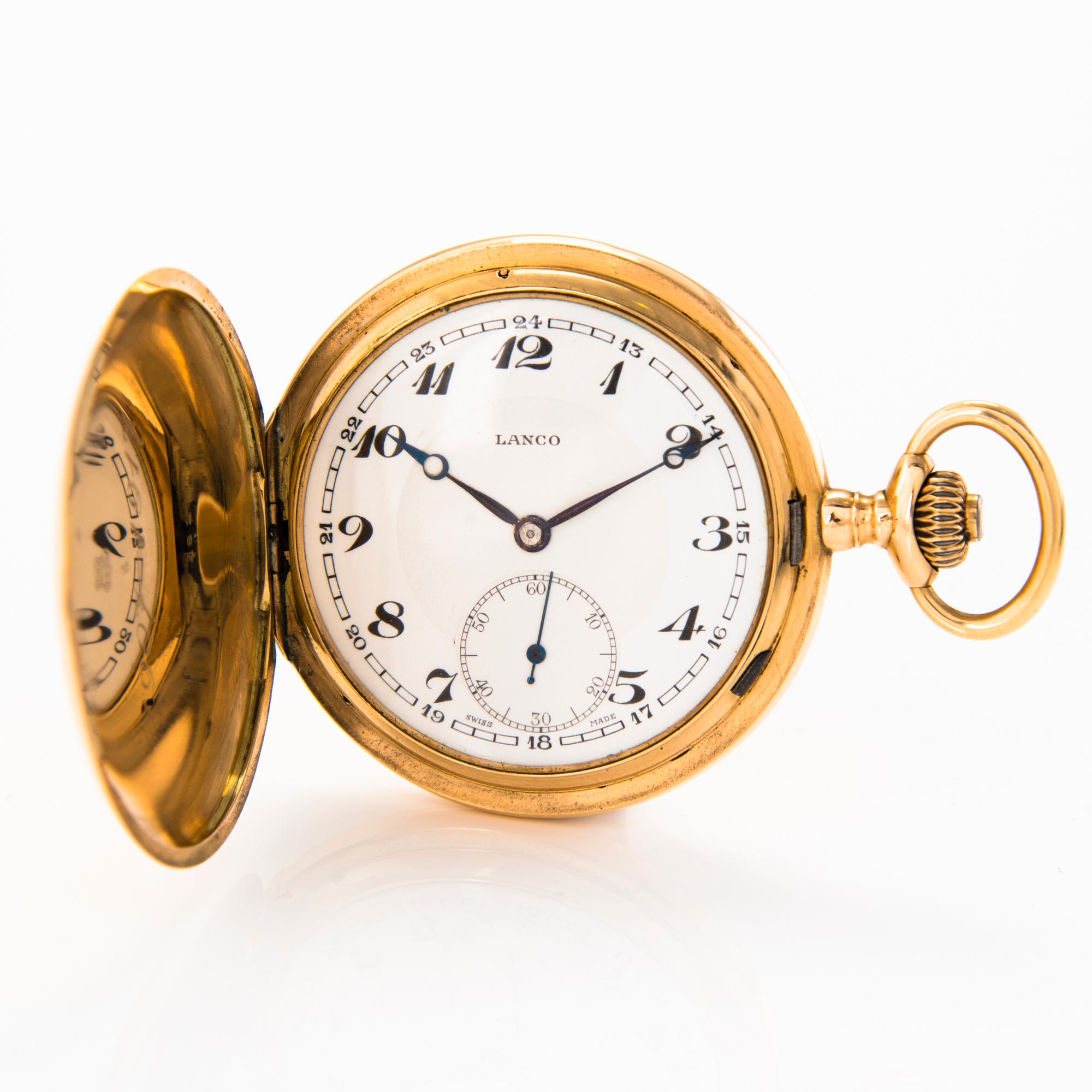 A Lanco pocket watch 53 mm. Bukowskis