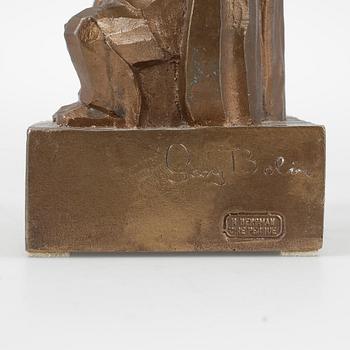 GEORG BOLIN, skulptur, brons, signerad.