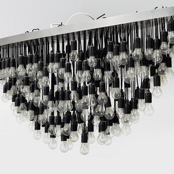 Bengt Fröderberg, (b. 1951), ceiling lamp, "Crocodile", own studio.