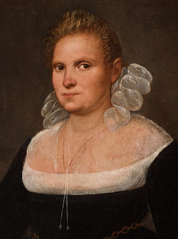 Jacopo Robusti Tintoretto Hans ateljé, Porträtt av en förnäm kvinna.