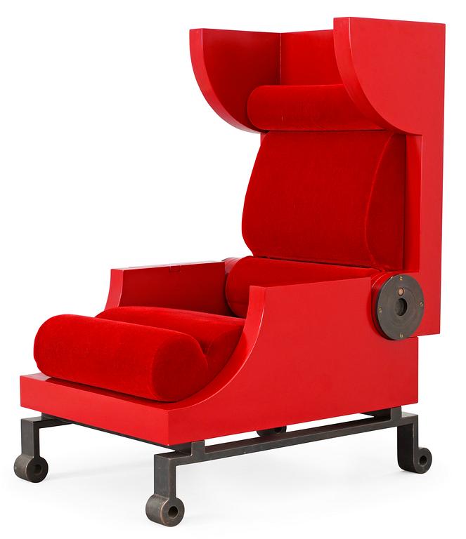 An Alexander H Damsbo & Henrik Ingemann Nielsen "HC- Andersen Chair", by Källemo, Sweden 2005.