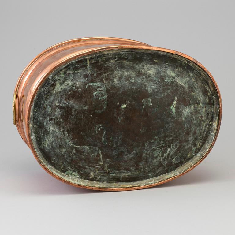 CHAMPAGNEKYLARE, koppar, 1700-/1800-tal.