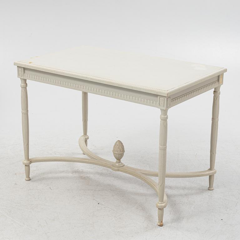A Gustavian style 6-piece furniture suite, P.A. Eklund Bispgården, mid 20th Century.