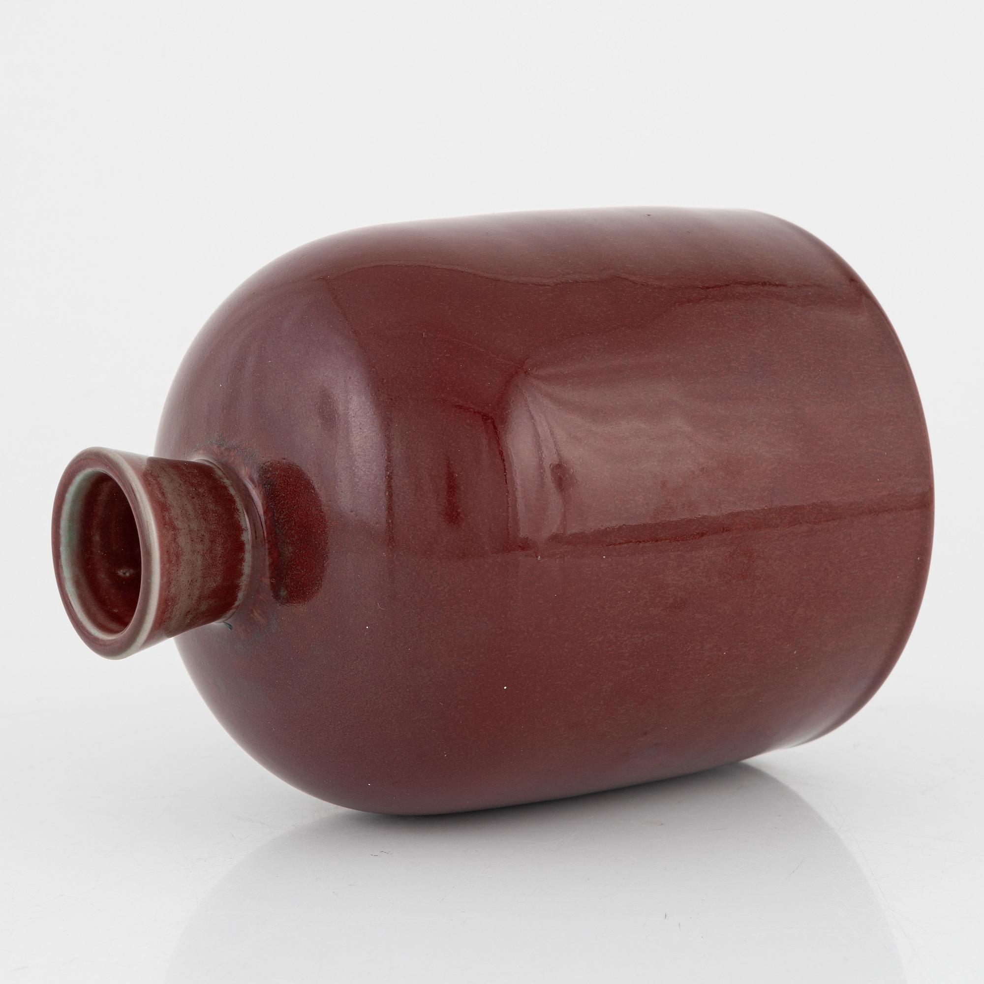 Berndt Friberg, vas, stengods, signerad Gustavsberg Studio, 1968.