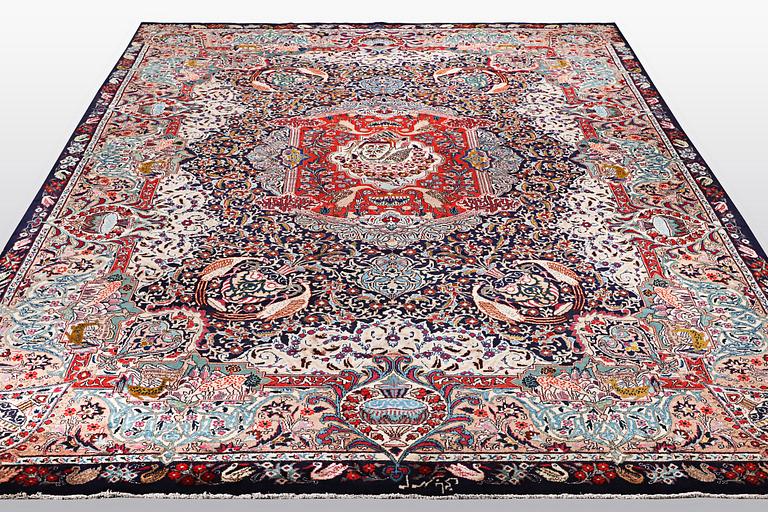 A carpet, Kashmar, ca 406 x 298 cm.