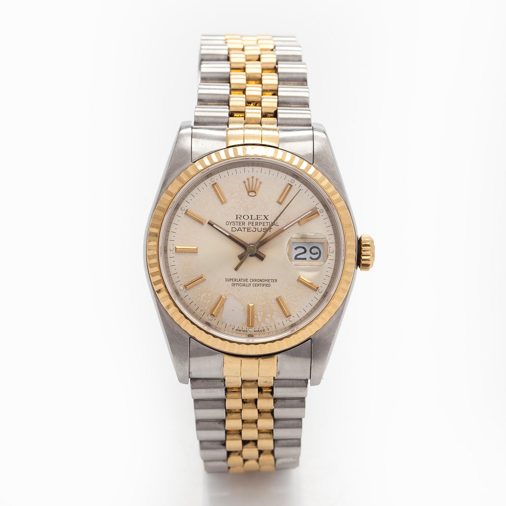 Rolex, Oyster Perpetual Datejust, wristwatch, 36 mm.