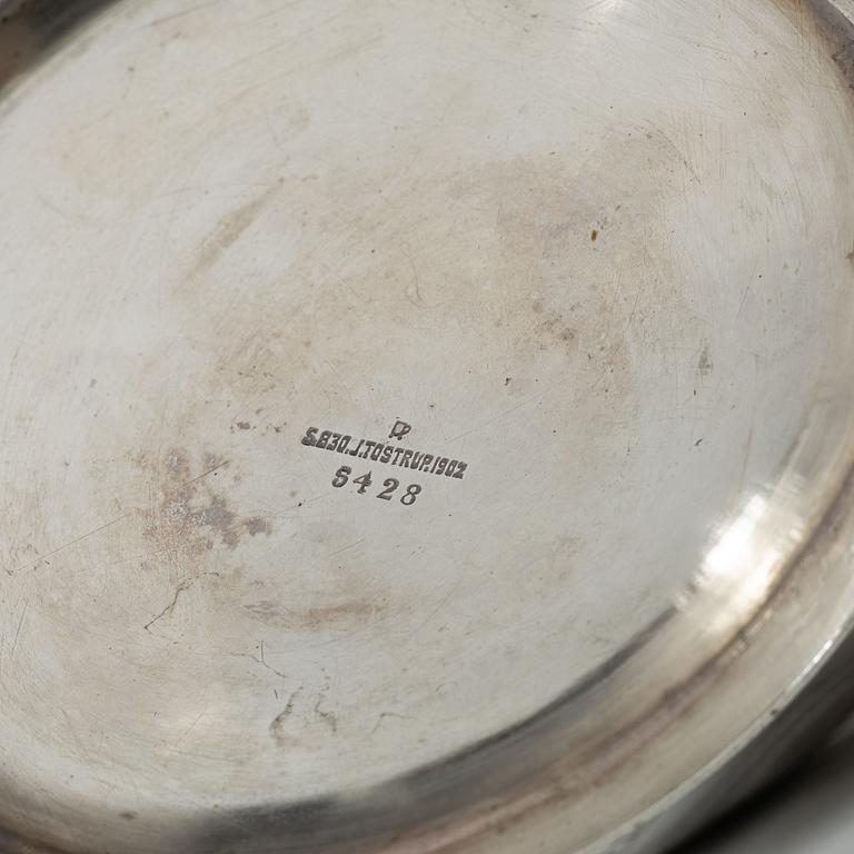 Skål, silver, J. Tostrup, Norge 1902.