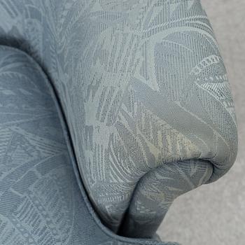 Carl Malmsten, a pair of easy chairs, OH Sjögren, end of the 20th century.