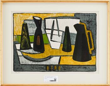 NILS WEDEL, färglitografier, 2 st, sign. nr 22/260 resp 166/260.